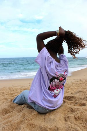 Geisha purple t-shirt