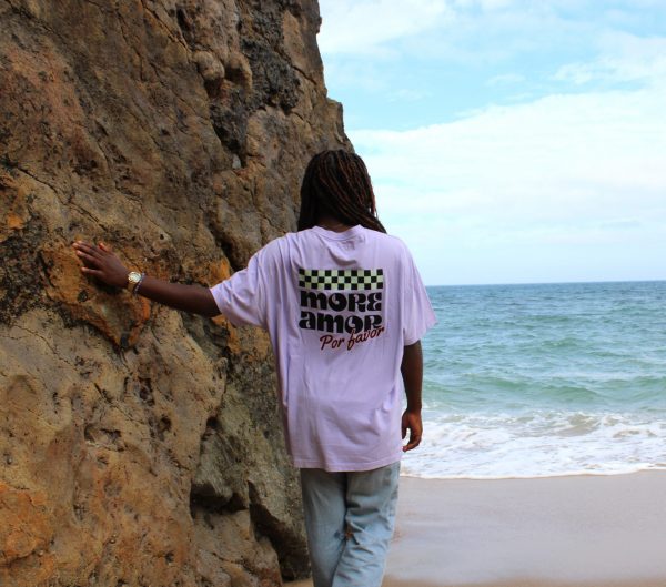 "More amor" purple  T-shirt – Image 2