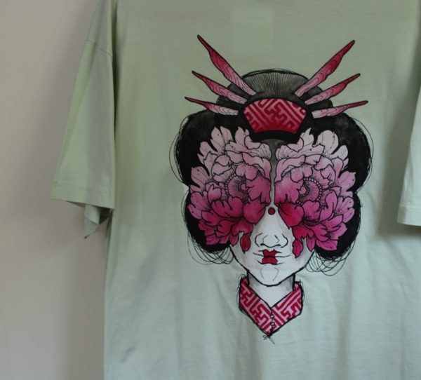 Geisha green T-shirt – Image 2